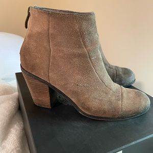 Suede Booties